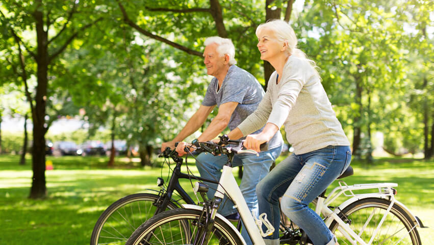 WNO blog image featuring two people riding bicycles